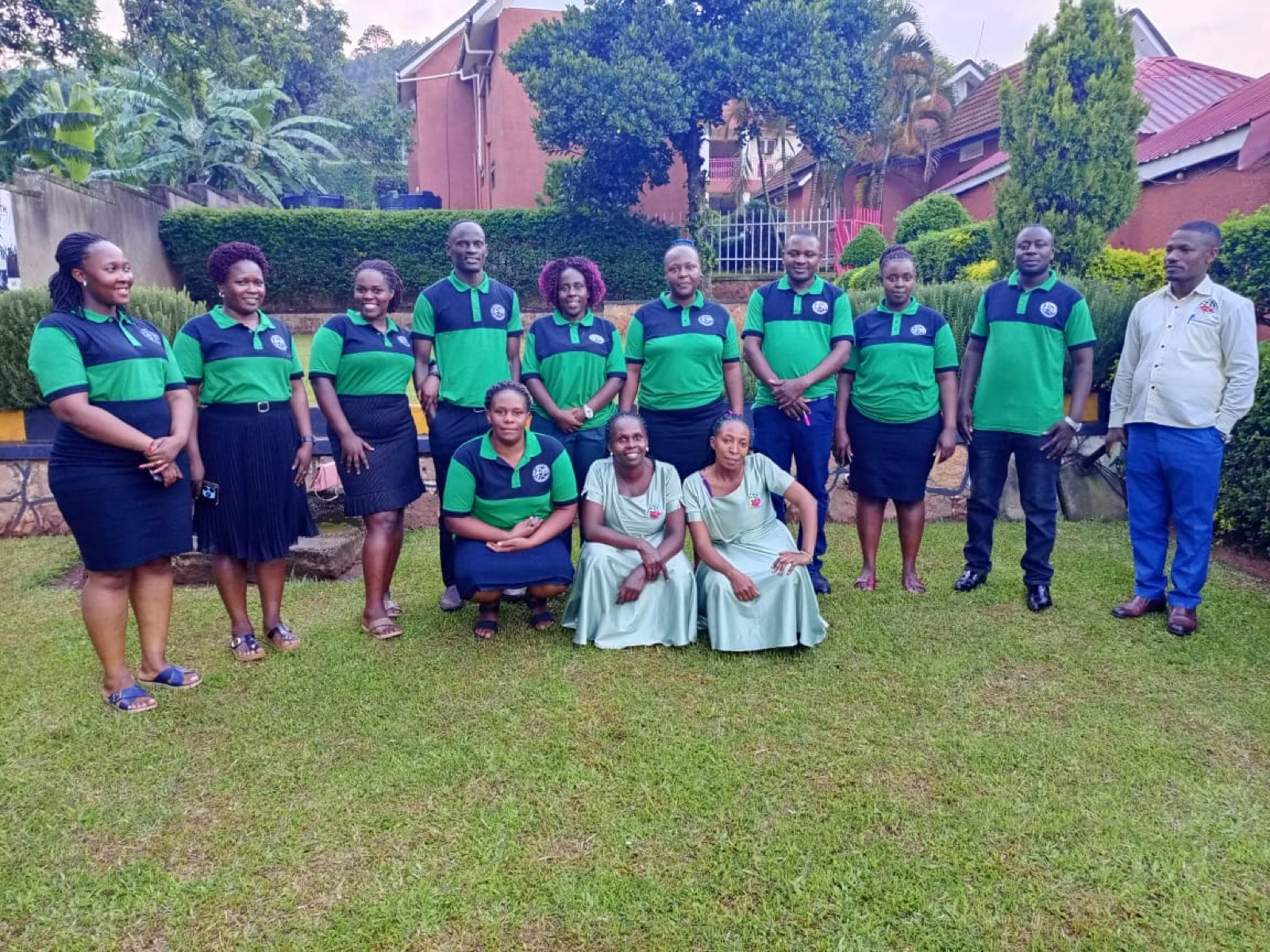 The Bisheshe SACCO staff team in Ibanda